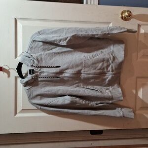 Peloton women's size small gray zip up Hoodie